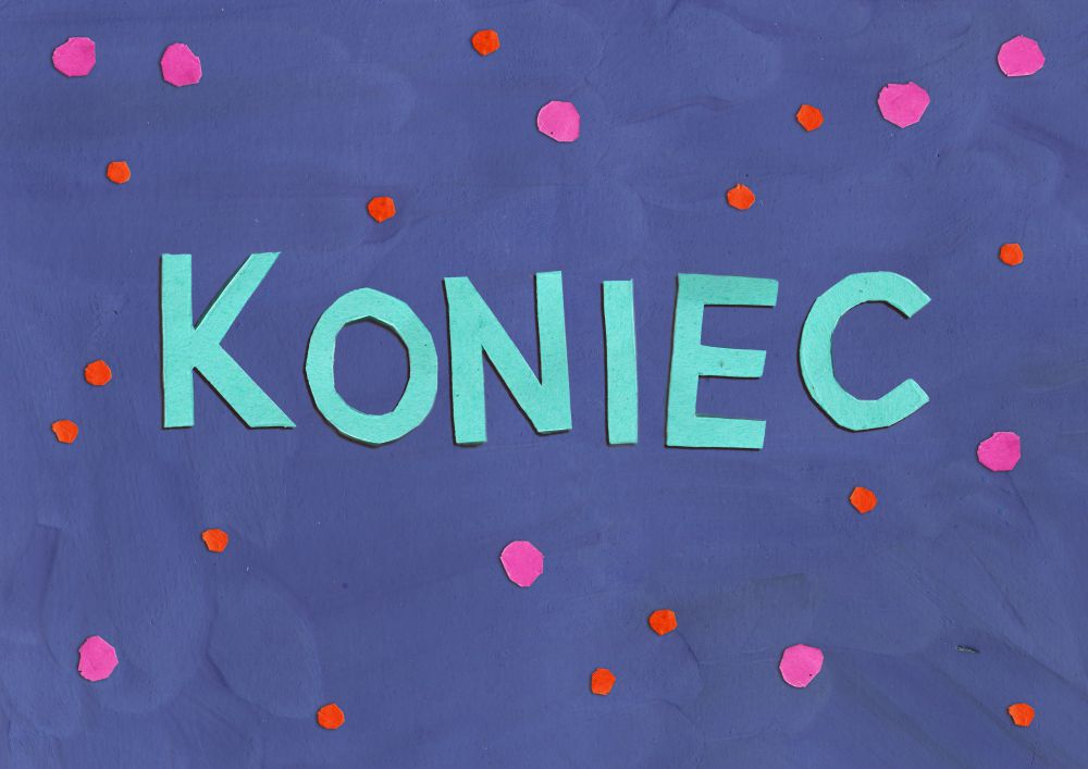 Choinka Andersena - plansze do teatrzyku kamishibai - koniec